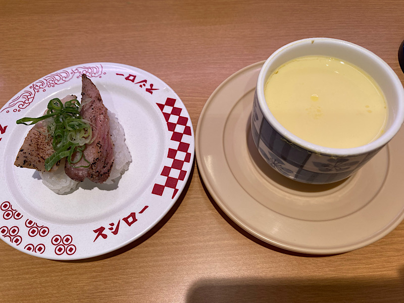 スタントマン旅行1日目　晩ご飯　スシロー