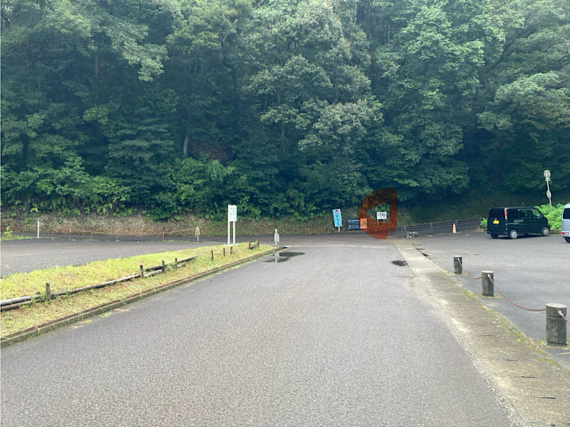 スタントマン旅行2日目 四万十市郷土博物館おすすめルート 奥に火の用心の看板