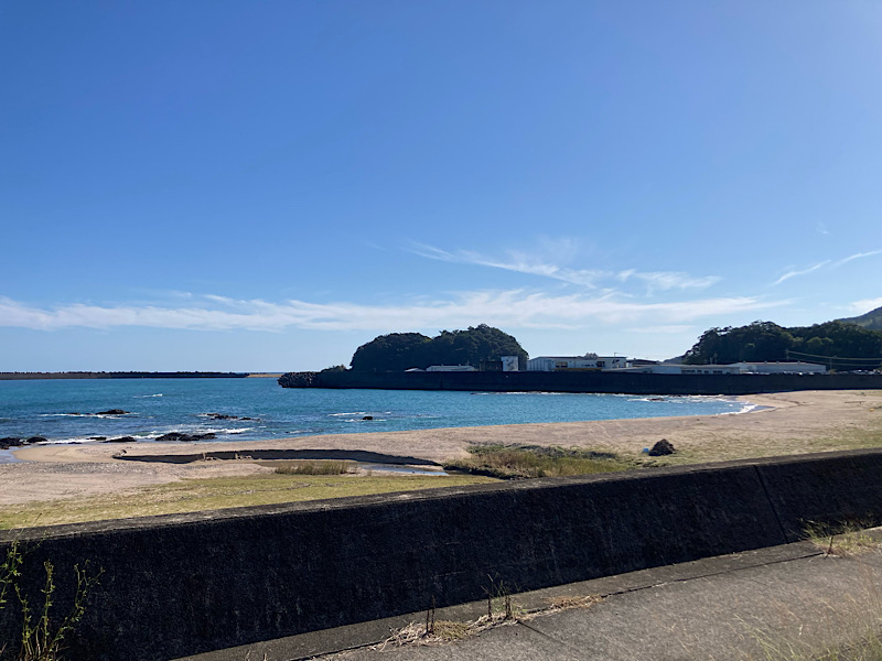 黒潮町 塩屋の浜 堤防