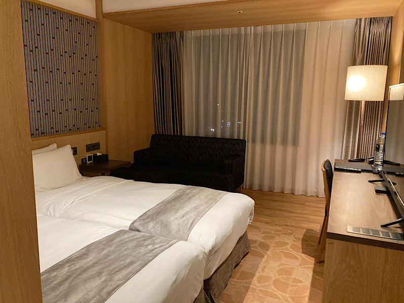 25/10台湾旅行 ホテルグレイスリー台北 ハリウッドツインルーム