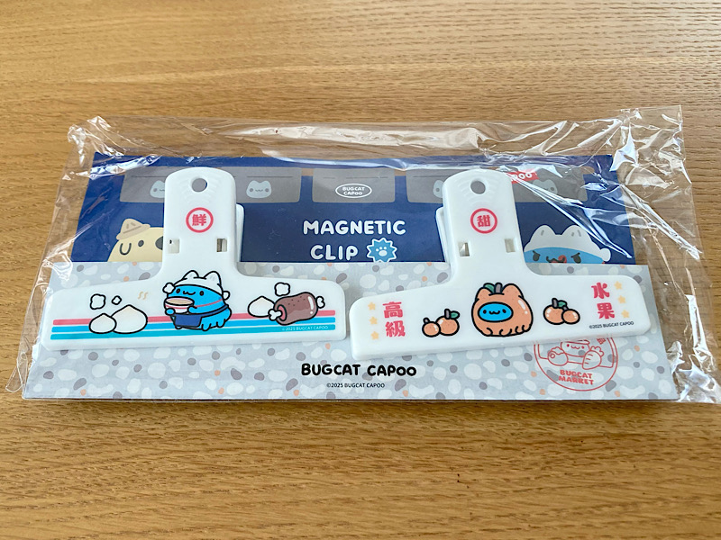 25/10台湾旅行　capooポップアップ　マグネットクリップ