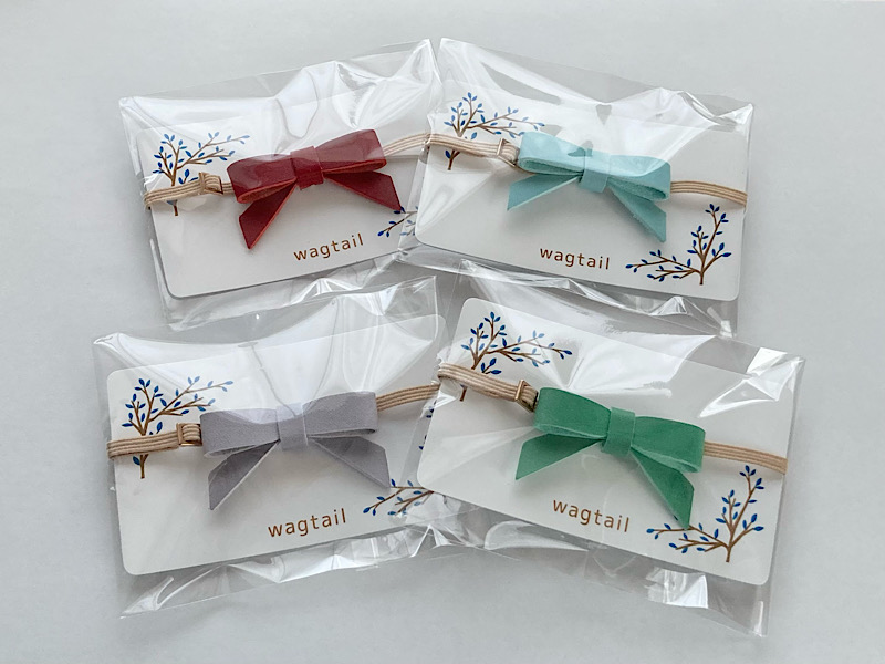 ぬい用リボン 完成写真 ラッピング